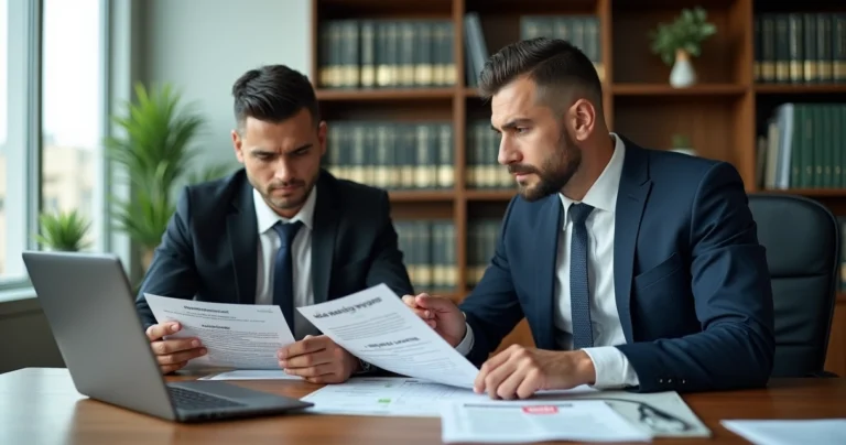 Cliente consultando advogado sobre problema com plano de saúde